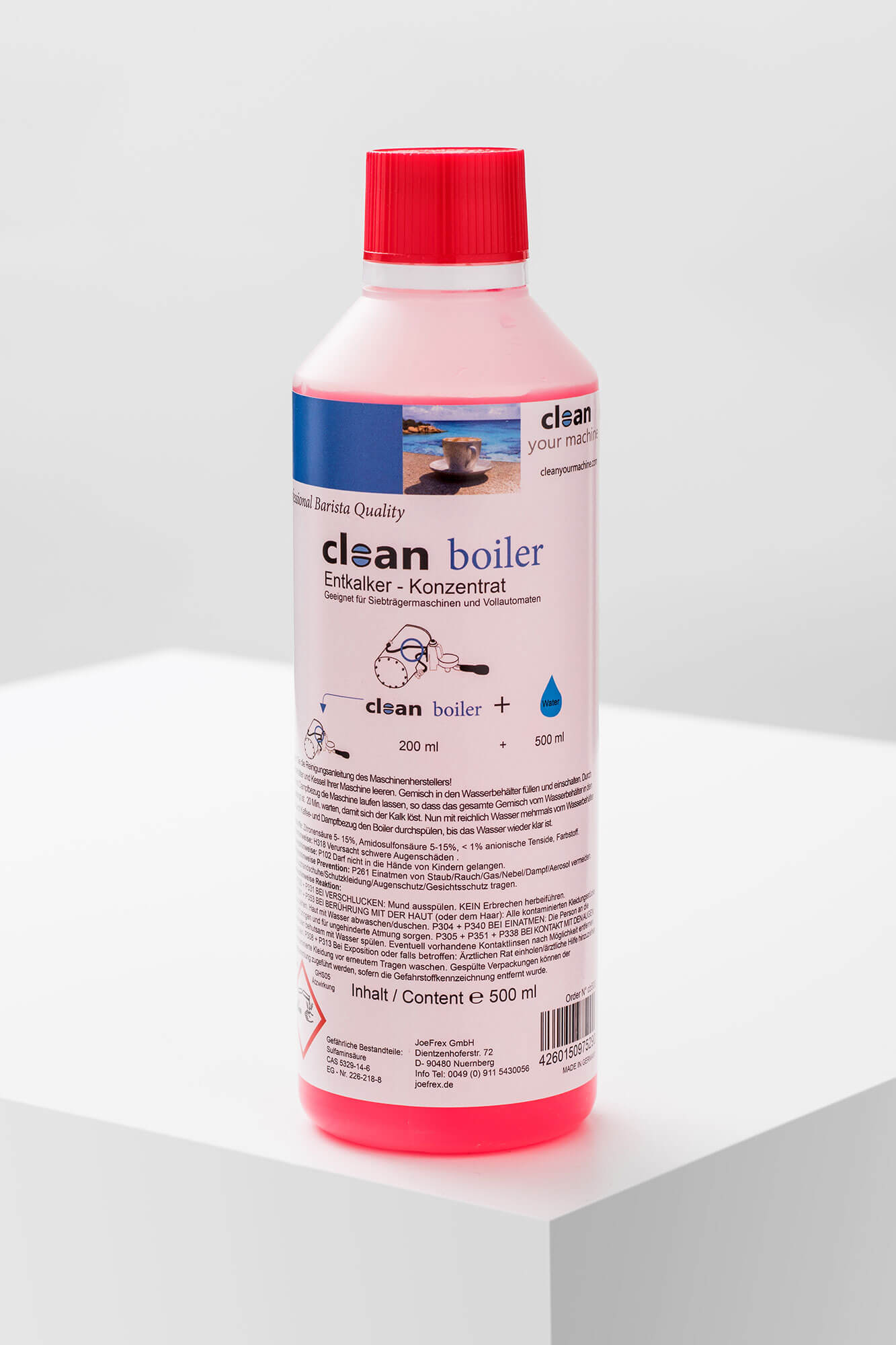 JoeFrex Entkalker-Konzentrat Clean Boiler 500ml