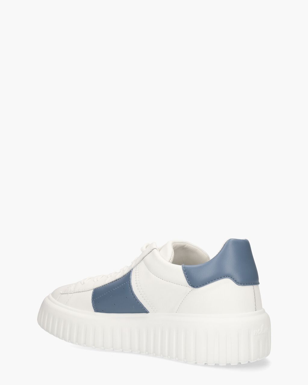 Hogan H-Stripes Wit/Lichtblauw Herensneakers