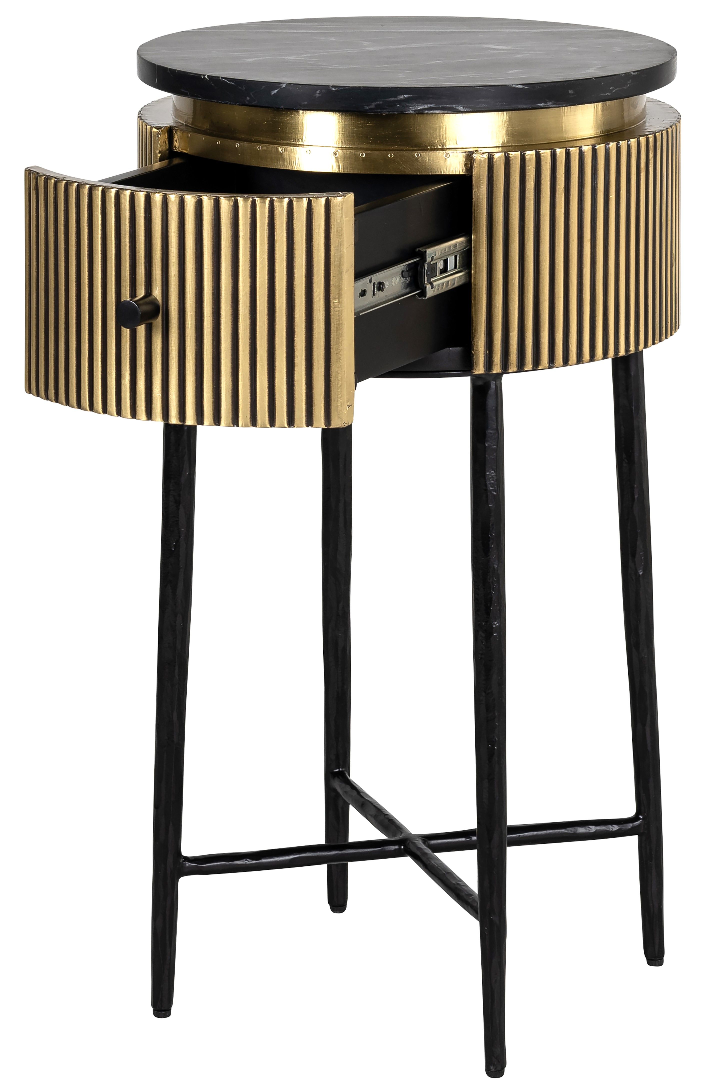 Bijzettafel 211717 Ironville ⌀40  x H70.5 cm