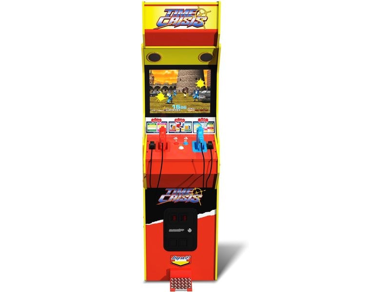 Arcade1Up Arcade-Automat Time Crisis Deluxe Spielautomat mit 4 Spielen aus der Bandai Namco Serie