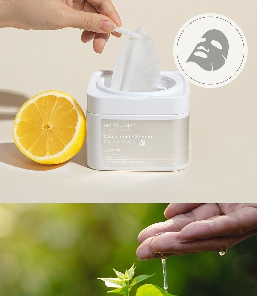 Mary&May - Niacinamide Vitamine C Verhelderend Masker
