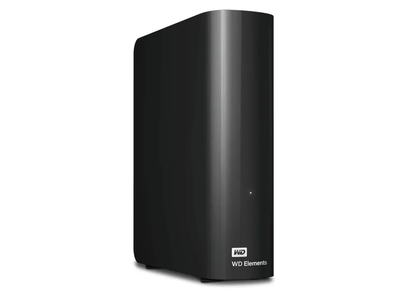 WD Elements Desktop WDBWLG0180HBK - Harddisk - 18 TB - ekstern (stationær) - USB 3.0 - sort