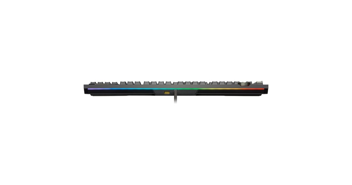 CorsairK100 RGB, gaming toetsenbord  (Zwart, US lay-out, Corsair OPX, RGB leds)