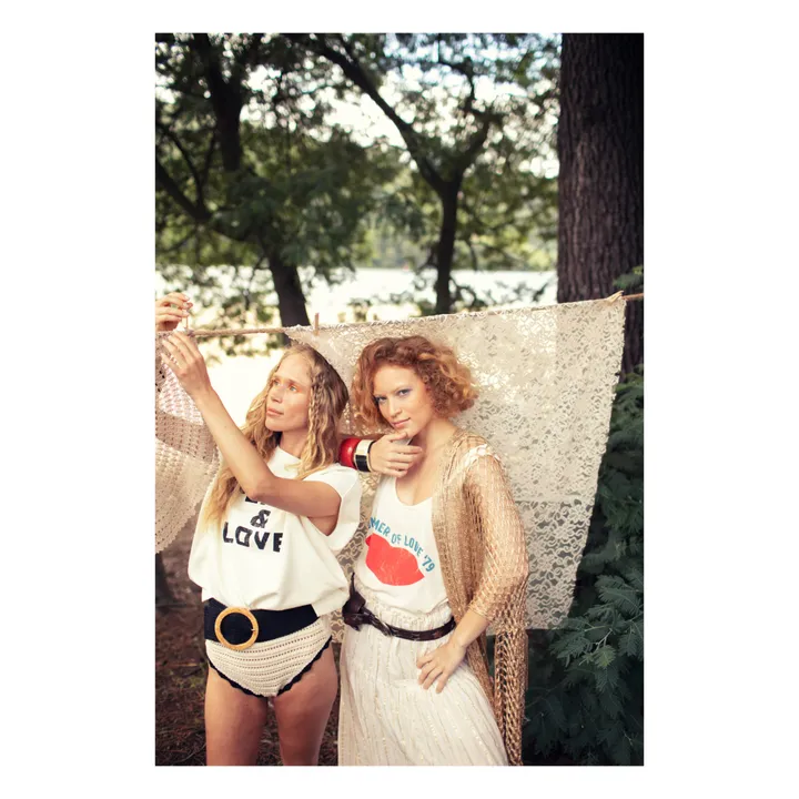 Sisters Department Débardeur Olivia Coton et Lin | Blanc