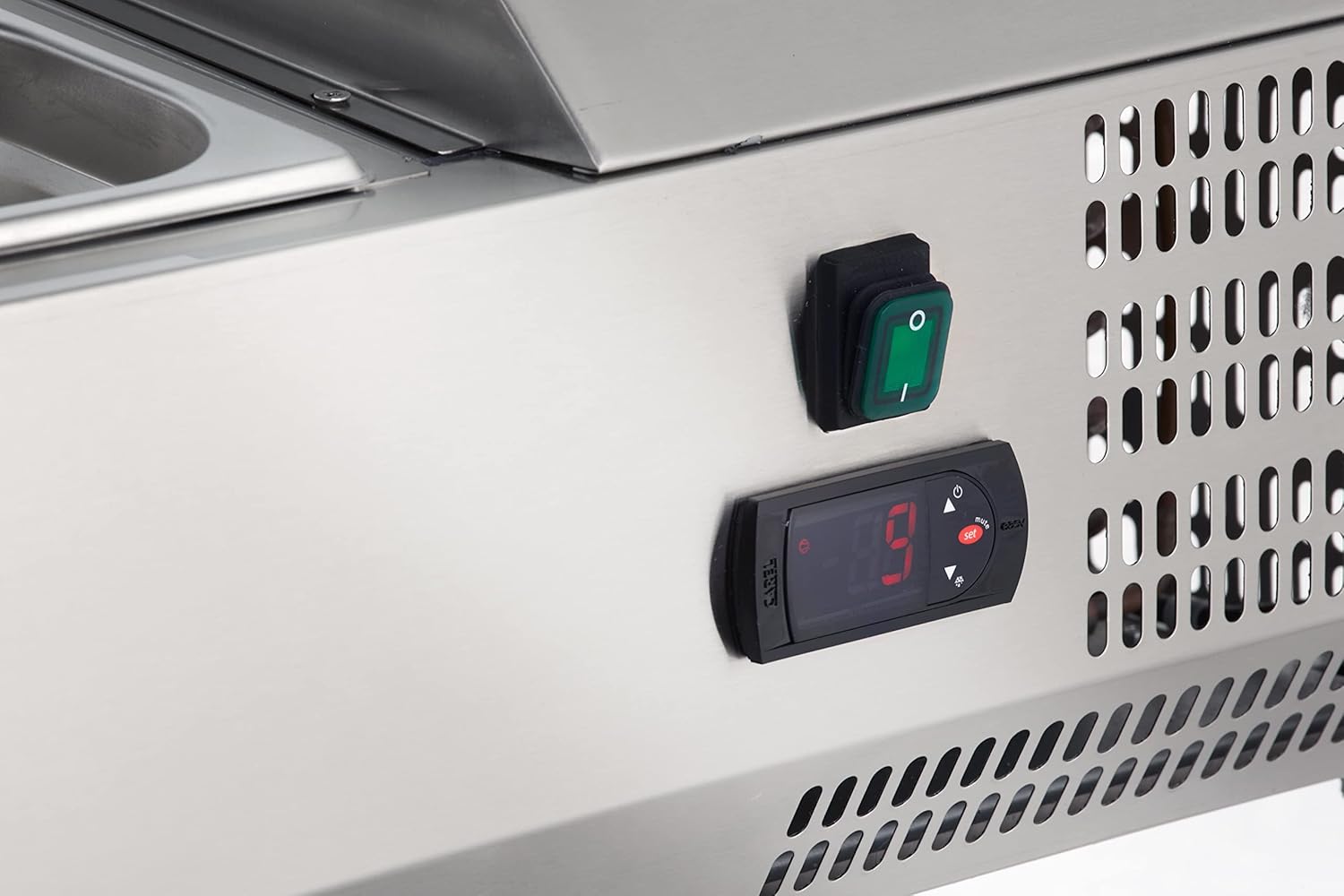 Kühlaufsatz ECO 7x GN 1/4 mit Glasaufsatz Gastronomiebedarf