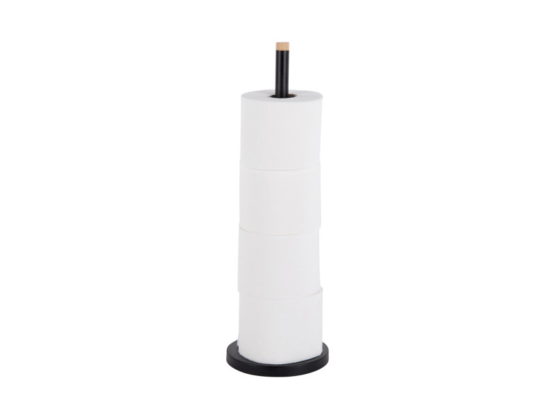 Toilet Roll Holder Bamboo Accent