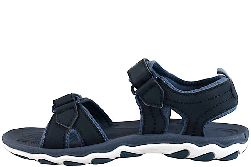 HUMMEL SPORT JR. SANDAL I MØRKEBLÅT SYNTET