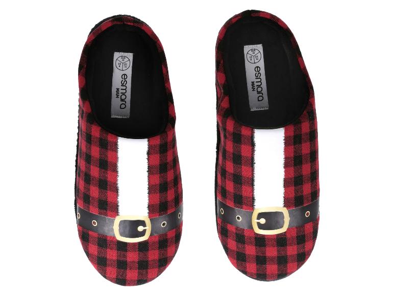 Heren kerstpantoffels