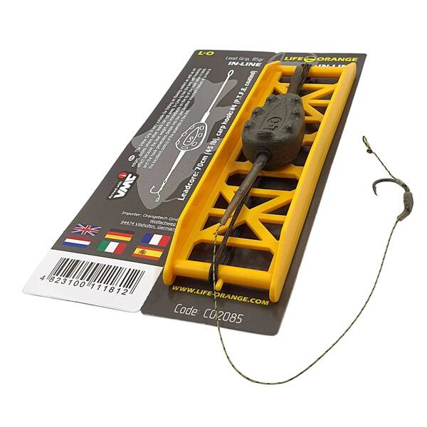 Bas de ligne carpe Life Orange Inline Grip