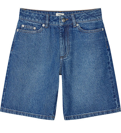 Mads Nørgaard Jeansshorts - Hildred Blue Connor - Blue Waschen
