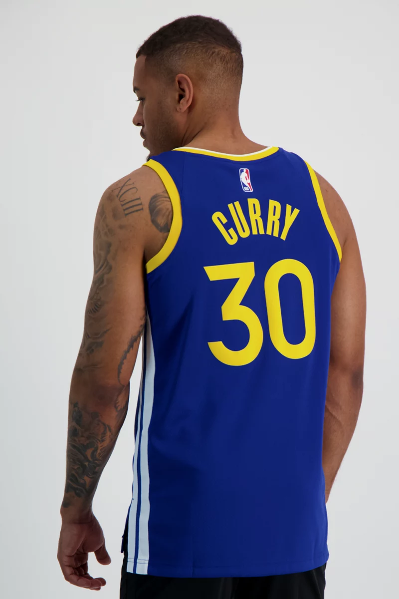 Nike Golden State Warriors Icon Edition Stephen Curry Herren Basketballtrikot