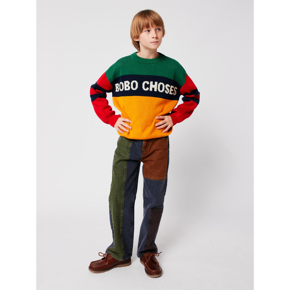 Køb Bobo Choses Multicolor Farve Block Jumper
