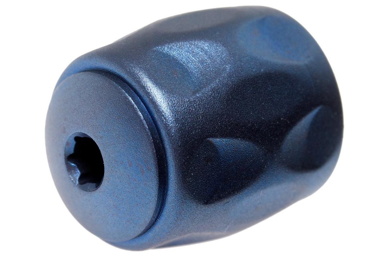 LionSteel TiP BL Blue lanyard bead