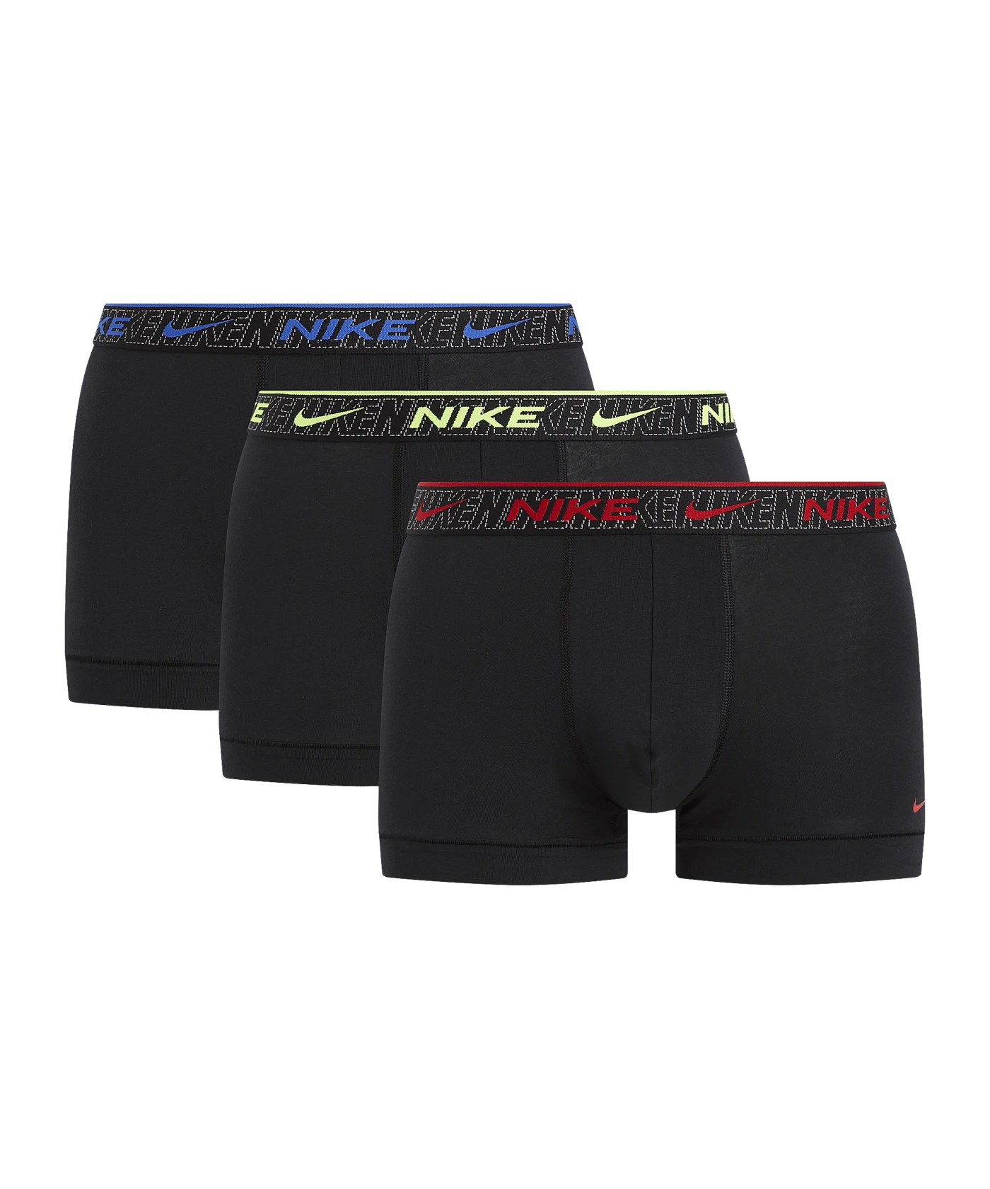 Nike Cotton Trunk 3er Pack Boxershort Schwarz FJV7