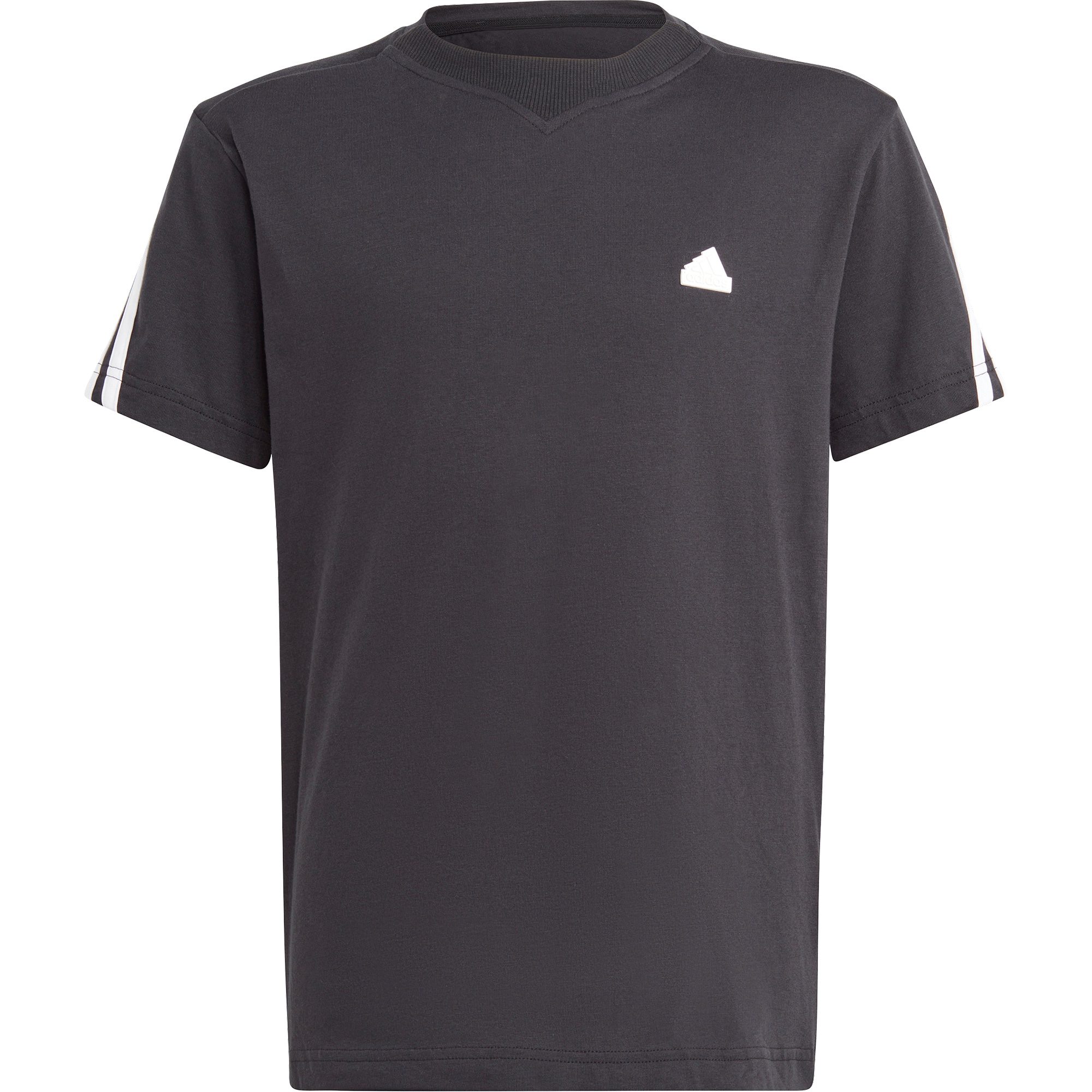 adidas Future Icons 3-Streifen T-Shirt Kinder schwarz