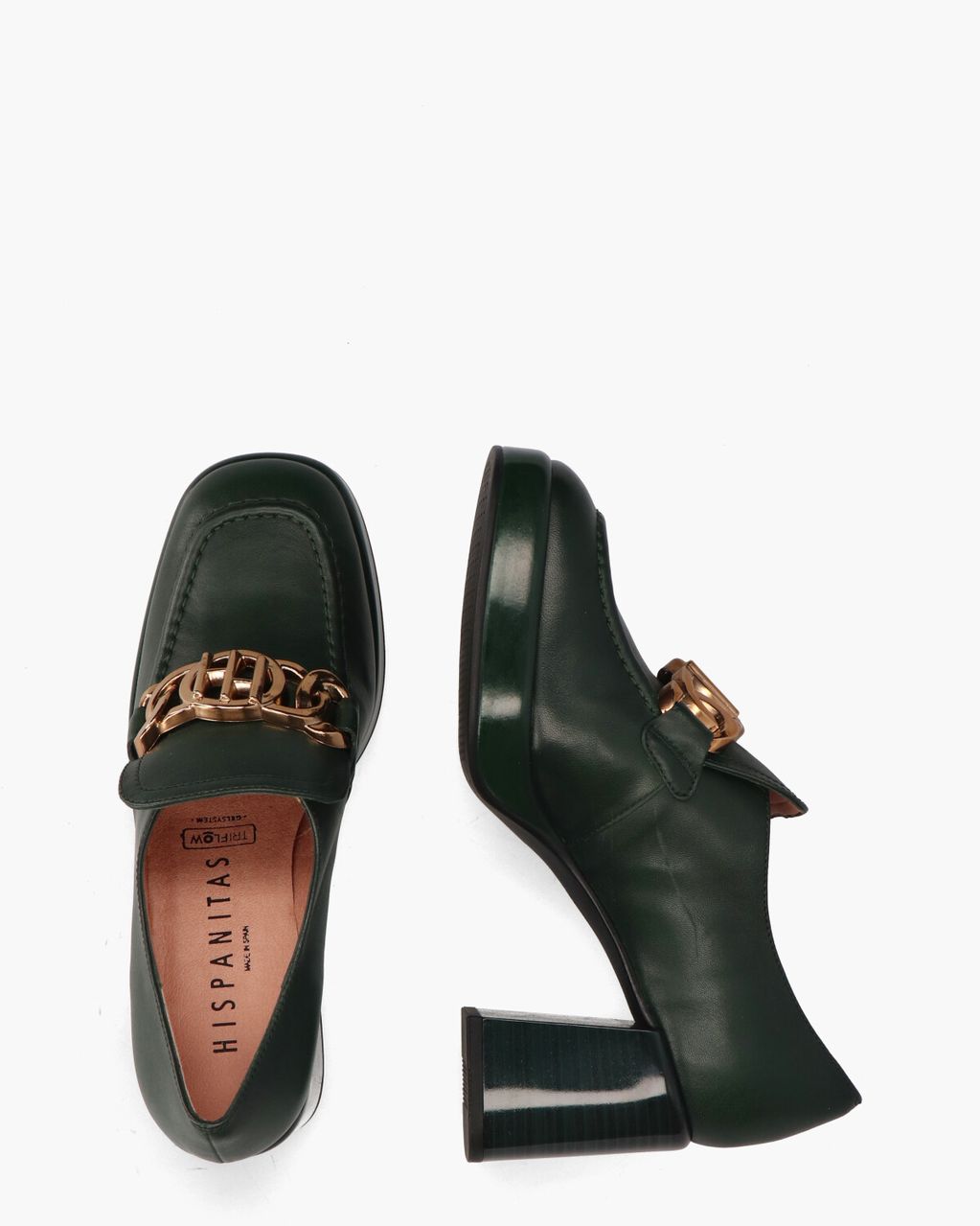 Hispanitas HI233022 Groen Damesloafers