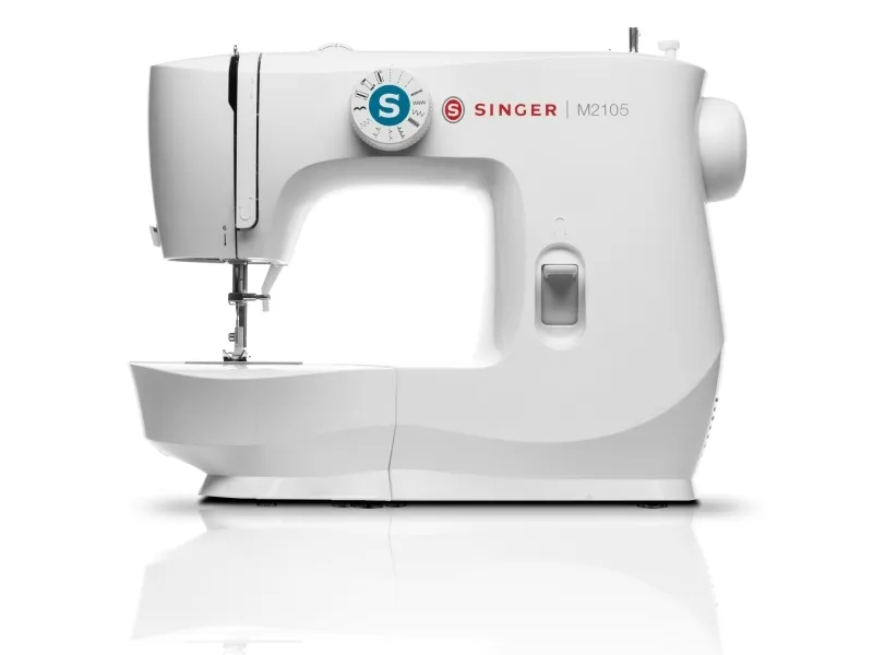 Singer M2105 - Symaskine - 8 søm - 4 et-trins knaphuller