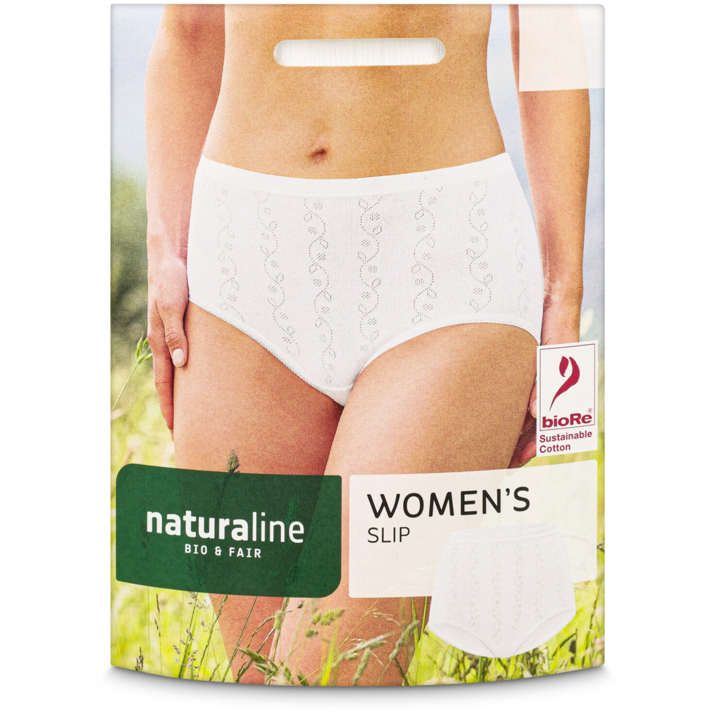Naturaline Textil Damen Slip weiss XL