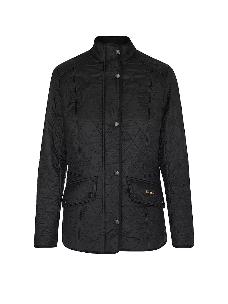 BARBOUR Leichtsteppjacke CAVALRY POLARQULIT schwarz