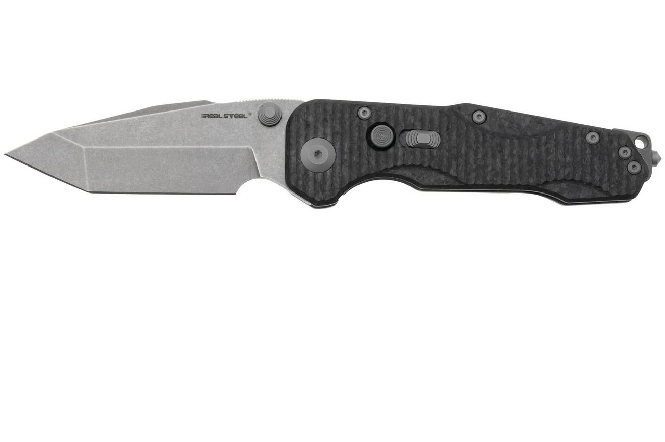 Real Steel 9914 Evolution, Carbonfiber Titanium, Tanto zakmes, Carson Huang design