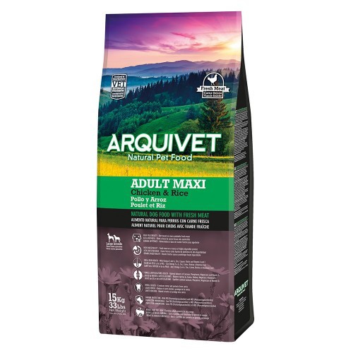 Arquivet Adult Maxi Dog Food, sabor frango