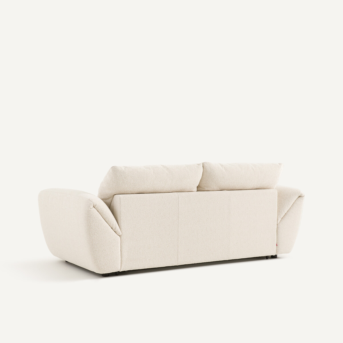 AM.PM<br>Sofá-cama de 3 lugares em tecido bouclé Edgar