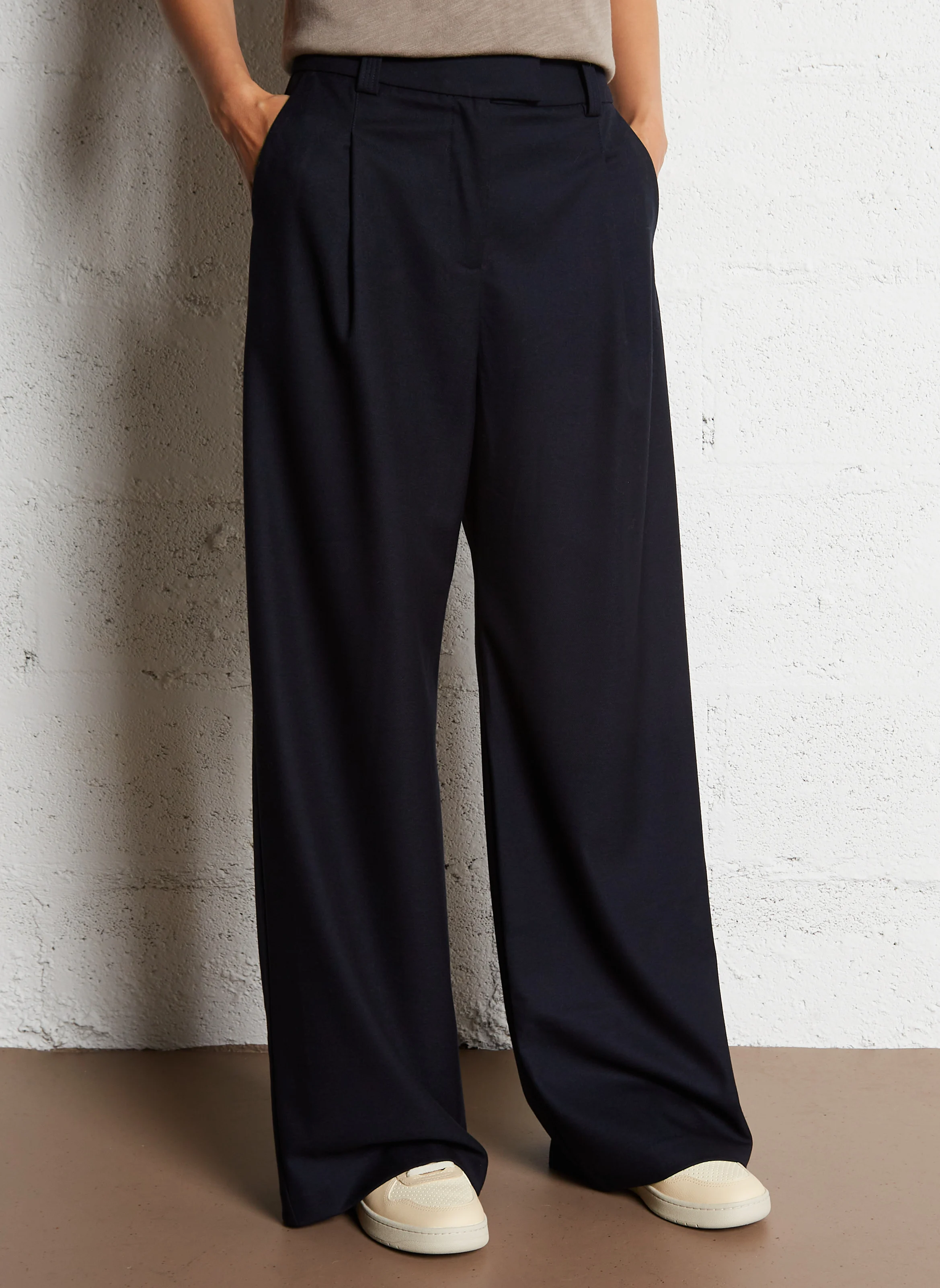 JAPON - Pantalon à pinces | Bleu