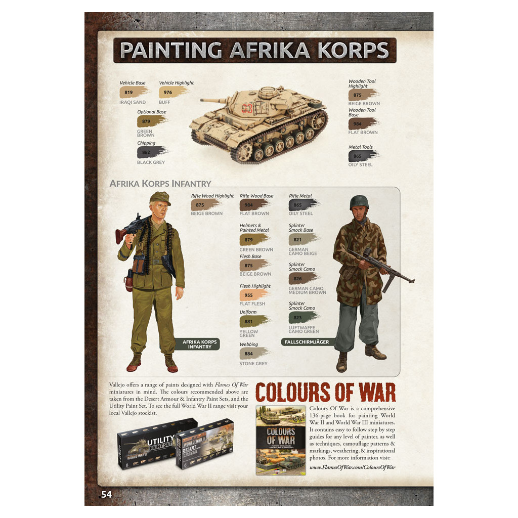 Flames of War - North Africa Compilation Book