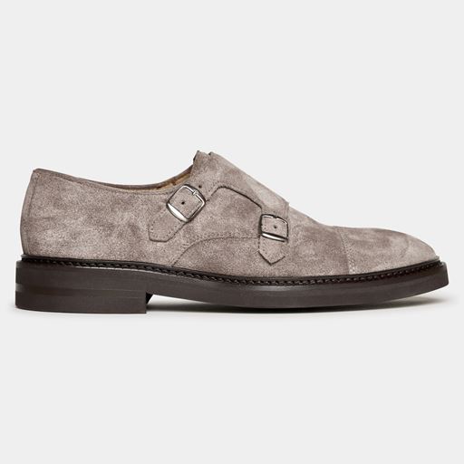 Ahler 11187 Monk Sko, Taupe, 45