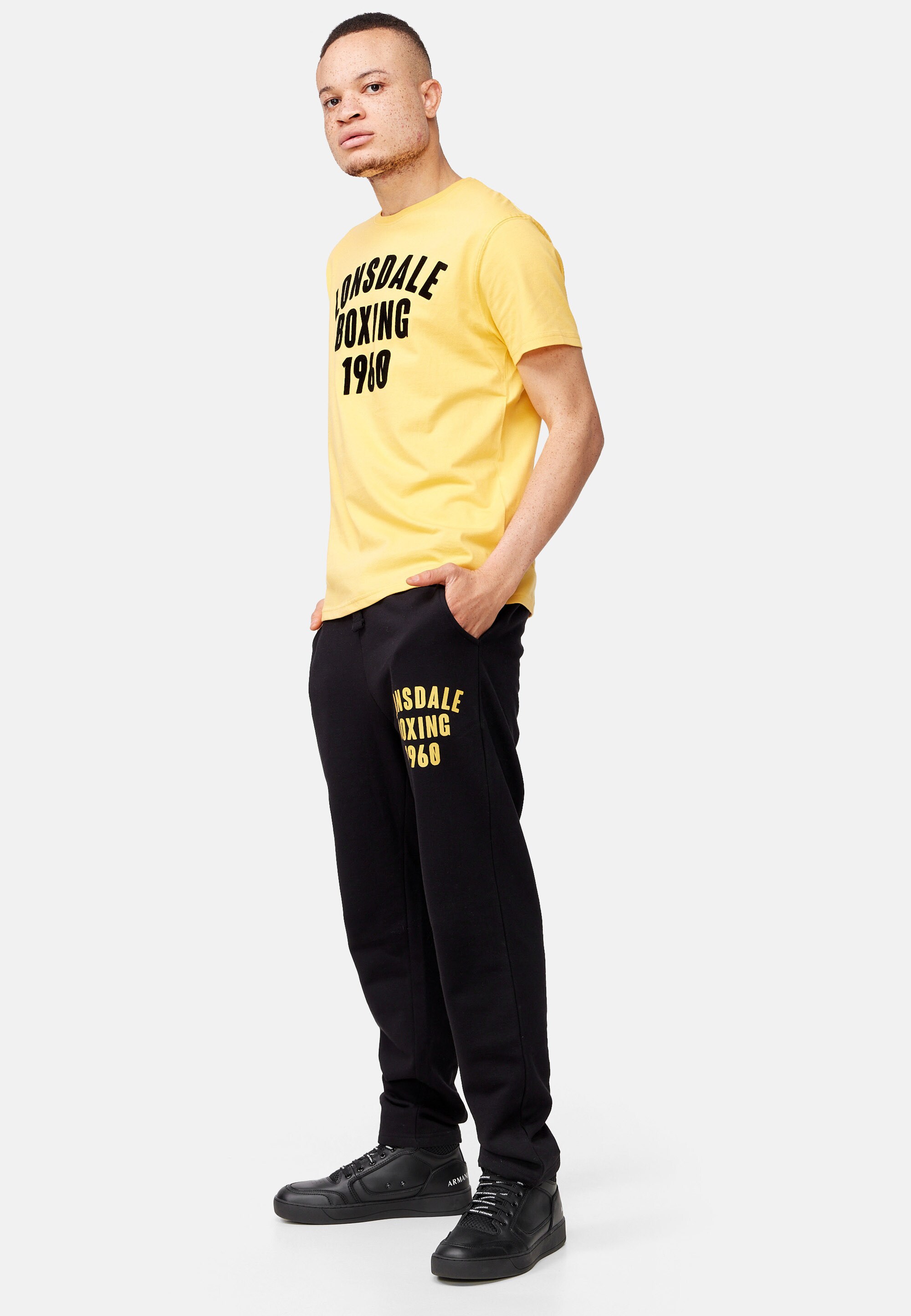 Lonsdale Herren T-Shirt normale Passform PITSLIGO