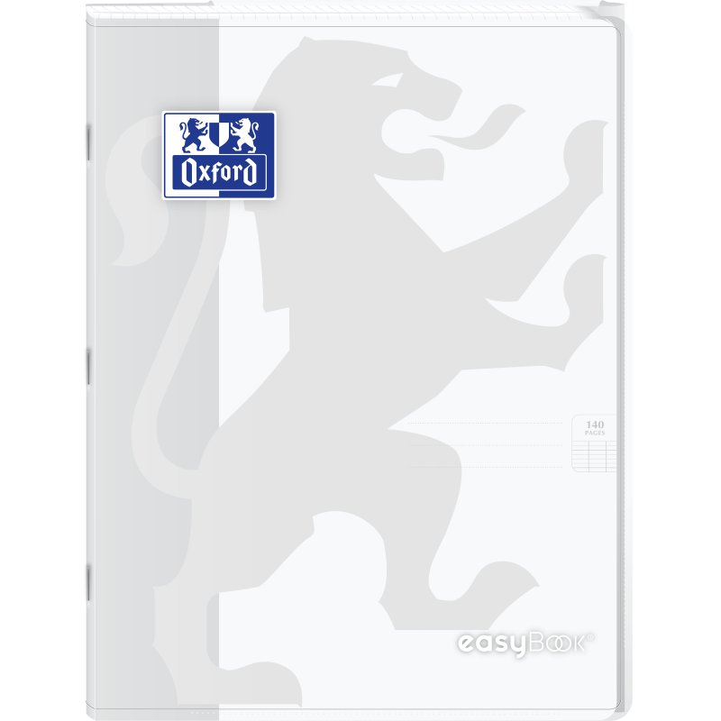 Cahier Oxford Easybook Agrafe 240X320 140P Optik P. Seyes Polypro Assorti