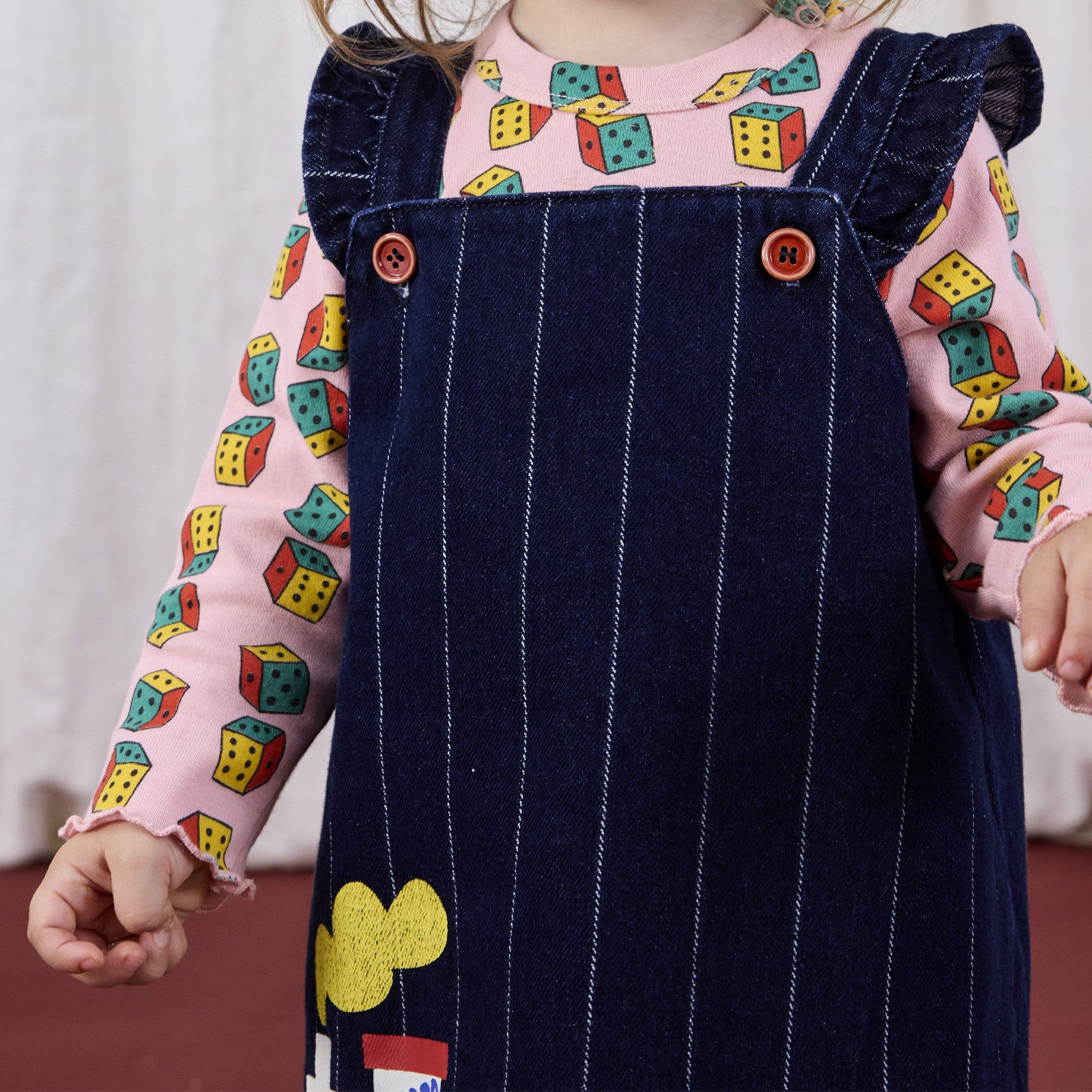 Baby Kleid Bobo Choo Choo Denim Navy Blue