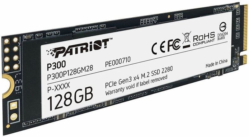 Patriot P300 SSD - 128 GB - M.2 2280 - PCIe Gen3x4