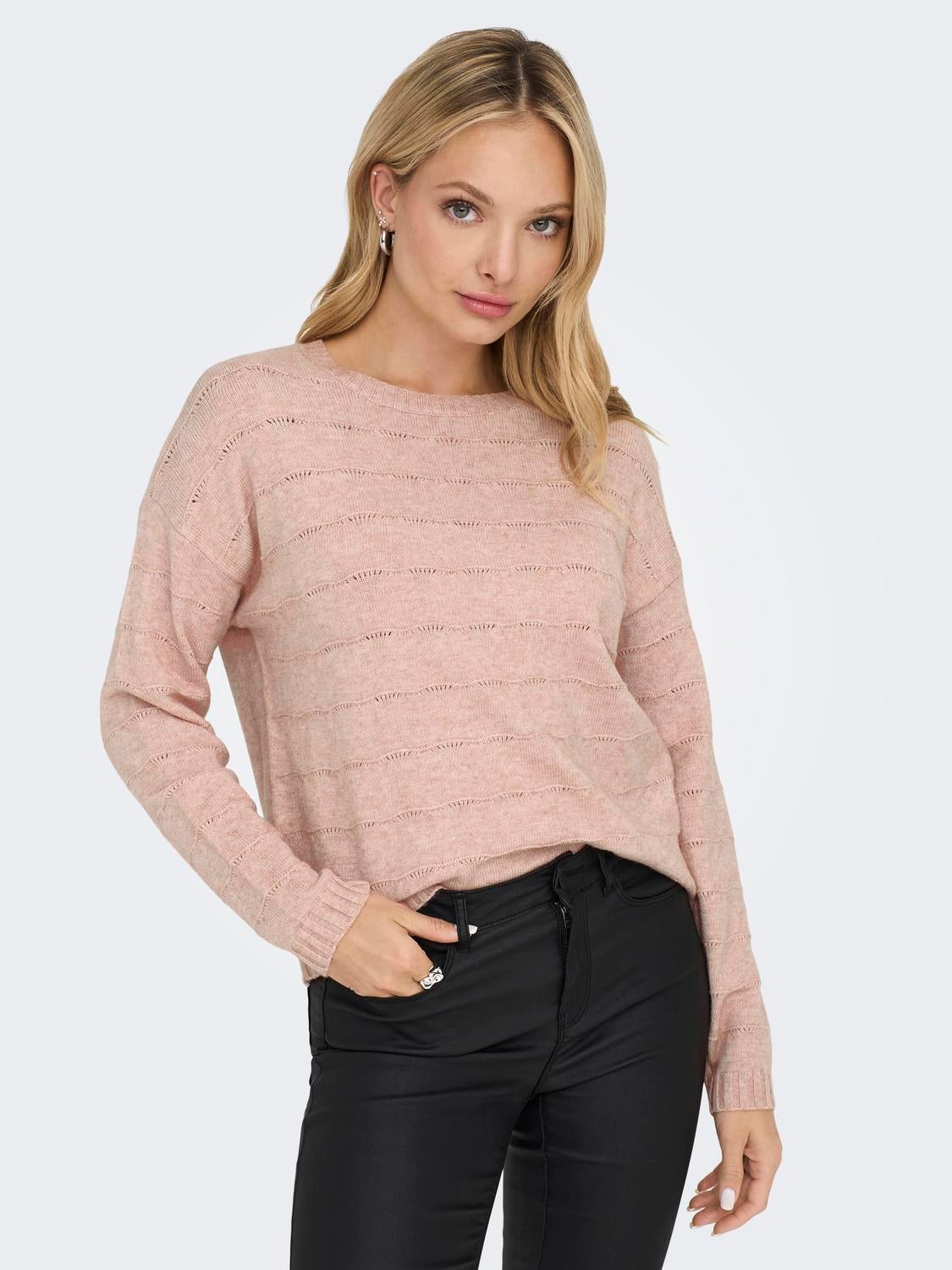 ONLKATIA Strickpullover Rose Smoke