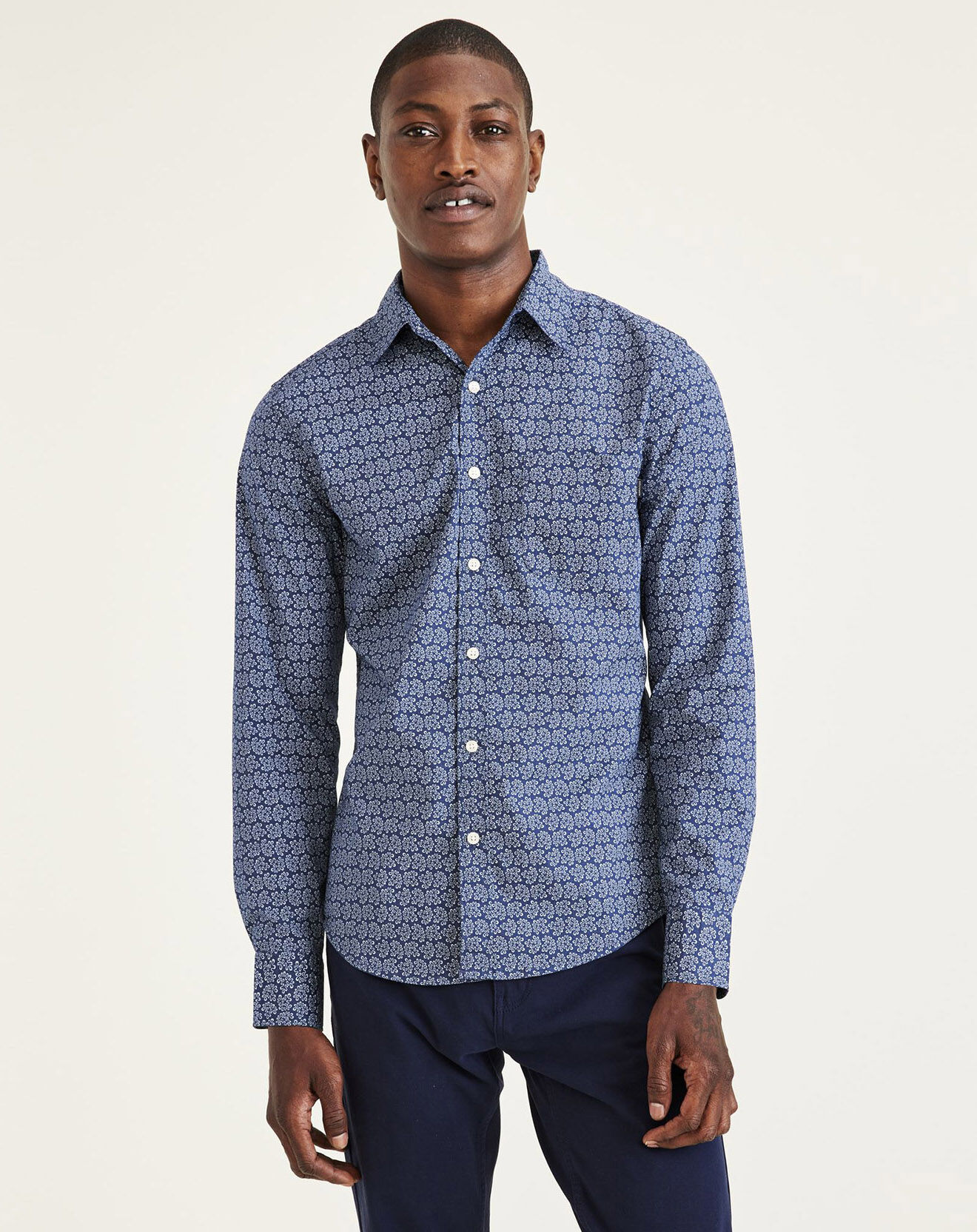 Dockers Chemise Original Slim bleu foncé