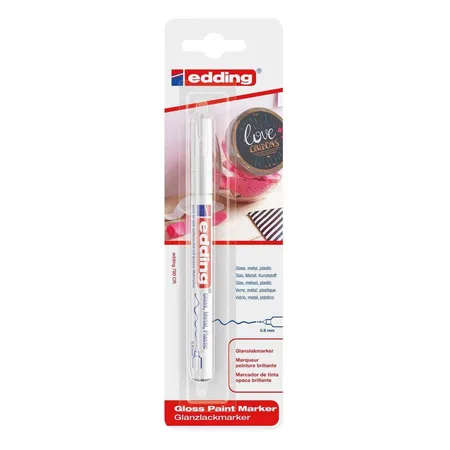 edding 780 Glanzlackmarker, 0.8 mm, weiß