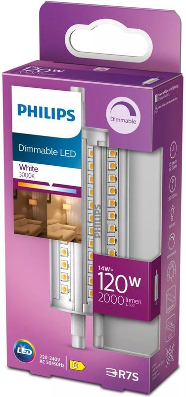 Philips Led 118mm Wh D 120w R7s