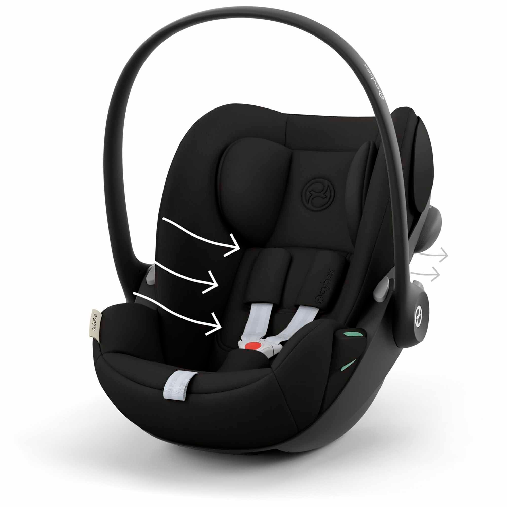 Cybex Cloud G i-Size zwart - isofix autostoelen - Prénatal