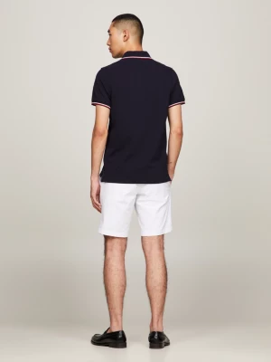 Polo de algodão orgânico com corte slim
