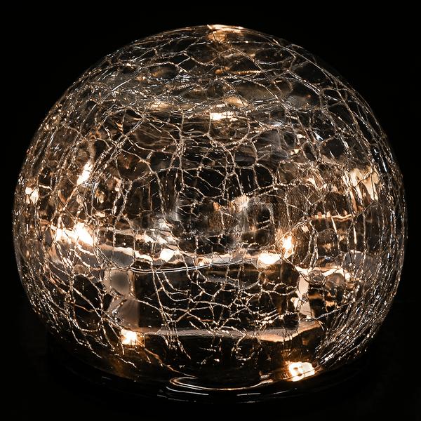 Dehner Solar-Bodenleuchte Crackle