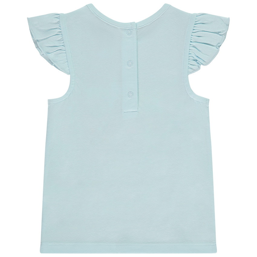 T-shirt manches courtes print pailleté fruits pour bébé fille