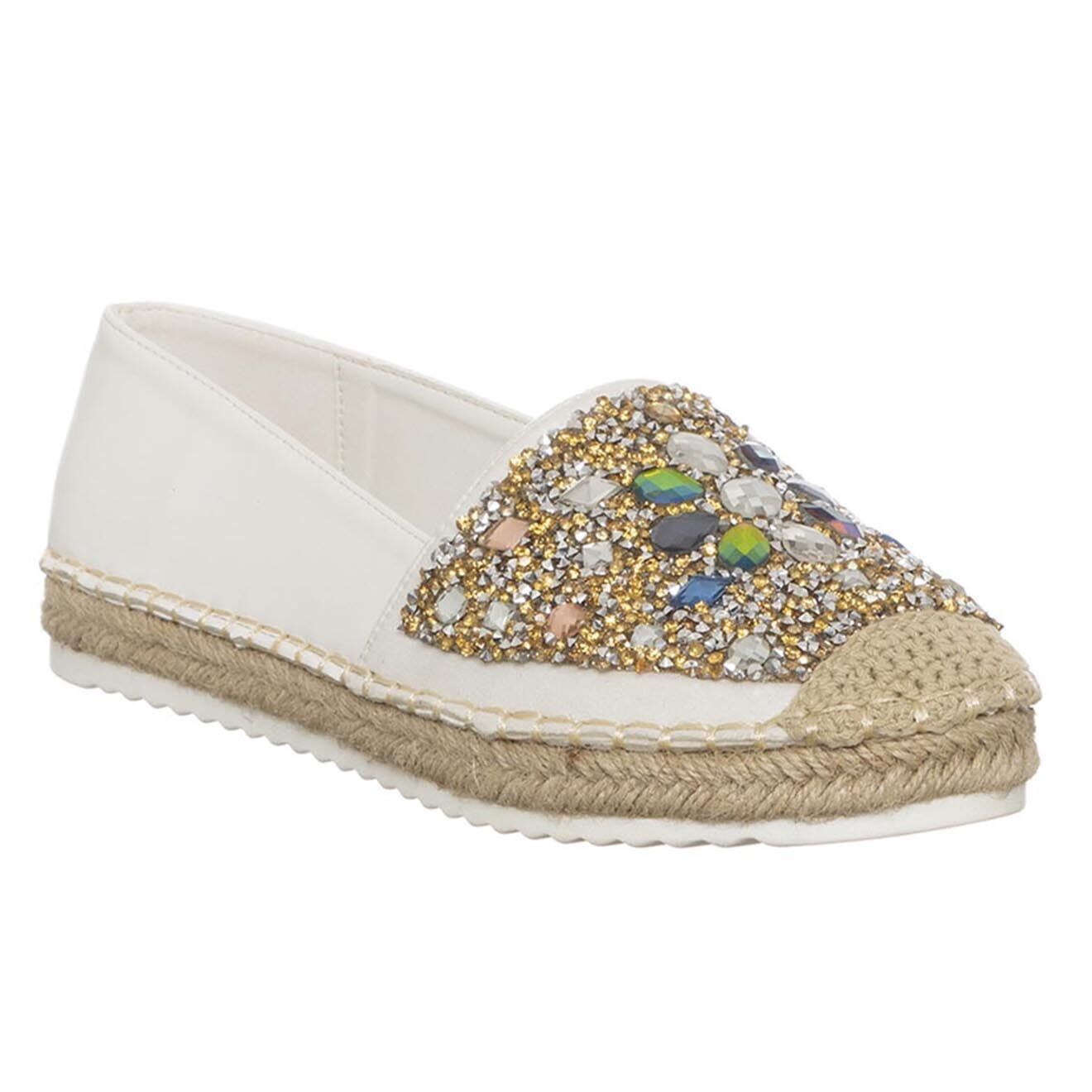 Laura Biagiotti Espadrilles Nuana blanc/doré