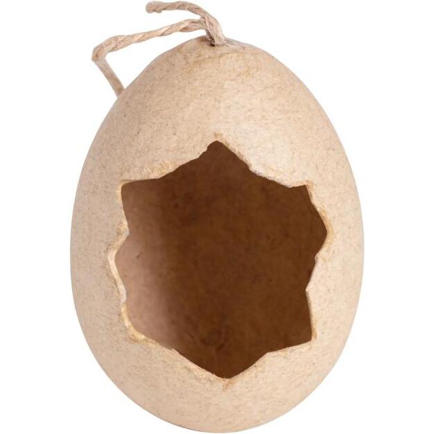 Pack 6 oeufs cassés à suspendre - Kraft