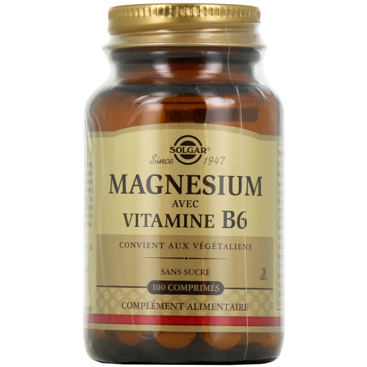 Magnésium Vitamine B6 Solgar