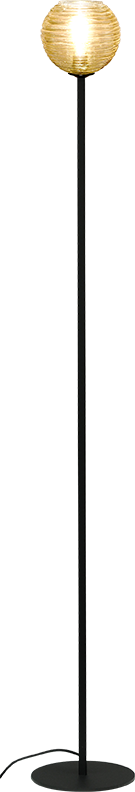 Vloerlamp 1261-05-155-05-6 Quinto Smoke ⌀20  x H175 cm