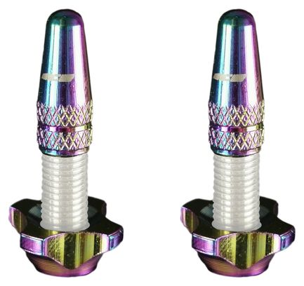 Kit de Bouchons en Aluminium (x2) et Ecrous (x2) Ice Airflow Oil Slick