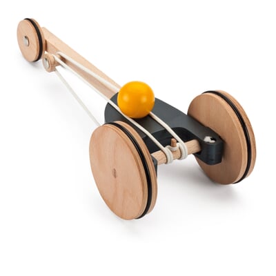 Rennauto Gummimotor