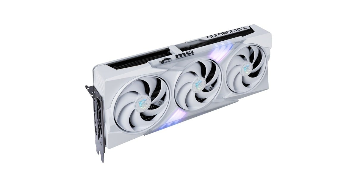 MSIGeForce RTX 5070 12G GAMING TRIO OC WHITE grafische kaart  (Wit, 3x DisplayPort, 1x HDMI)