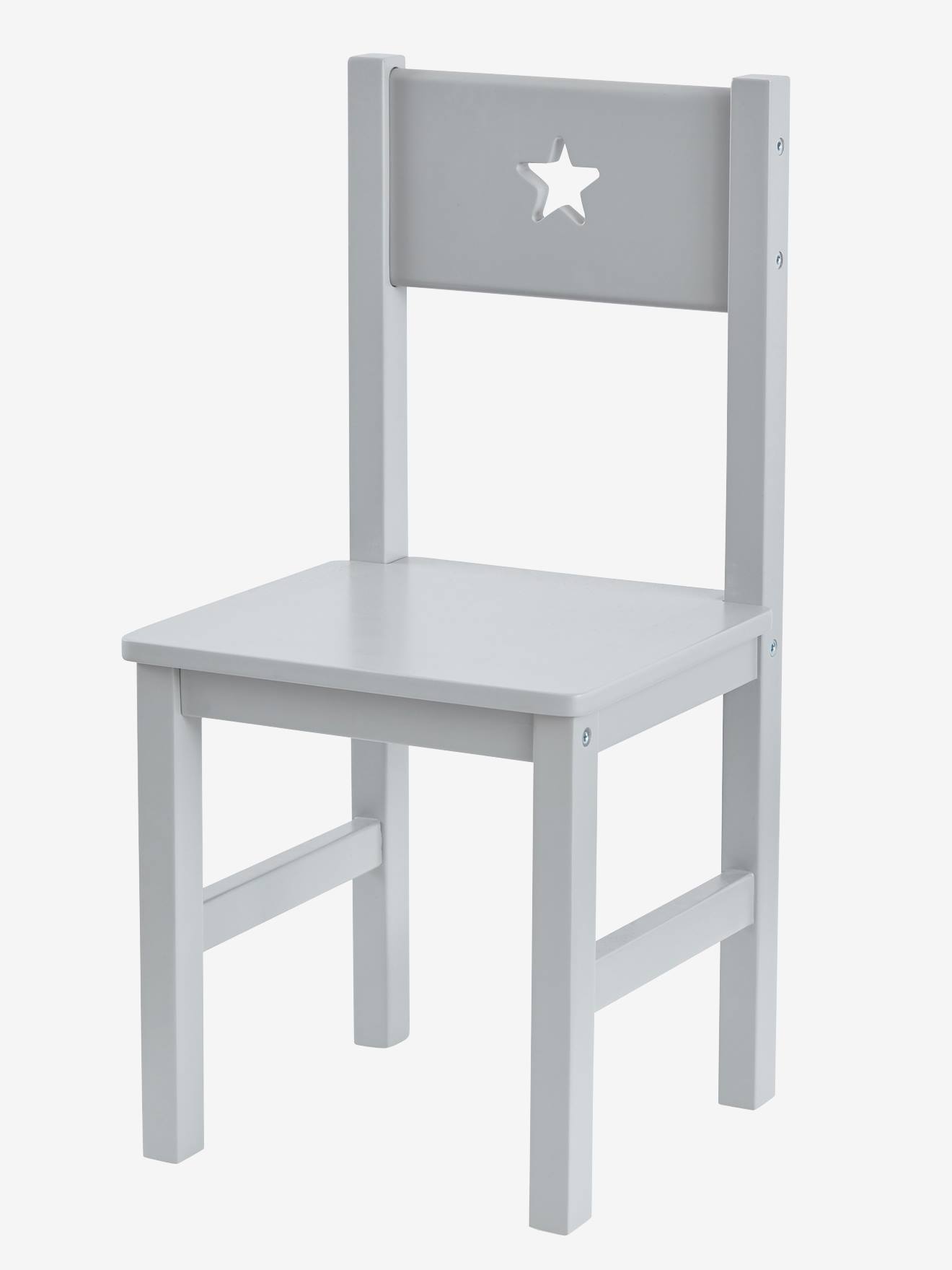 Cadeira infantil Sirius, altura do assento 30 cm, cinza