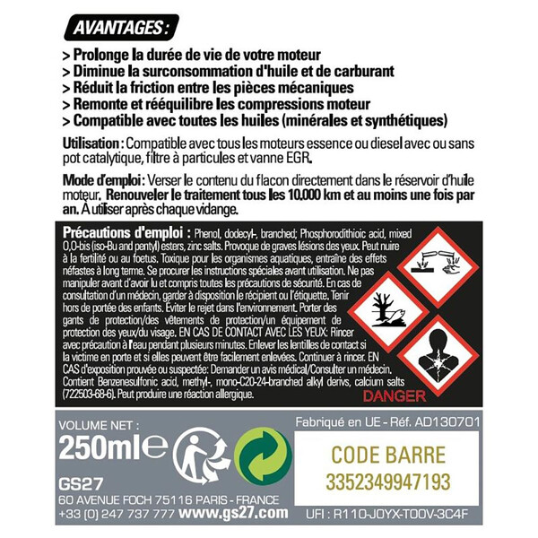 GS27 - Ultra lubrifiant 300 ml